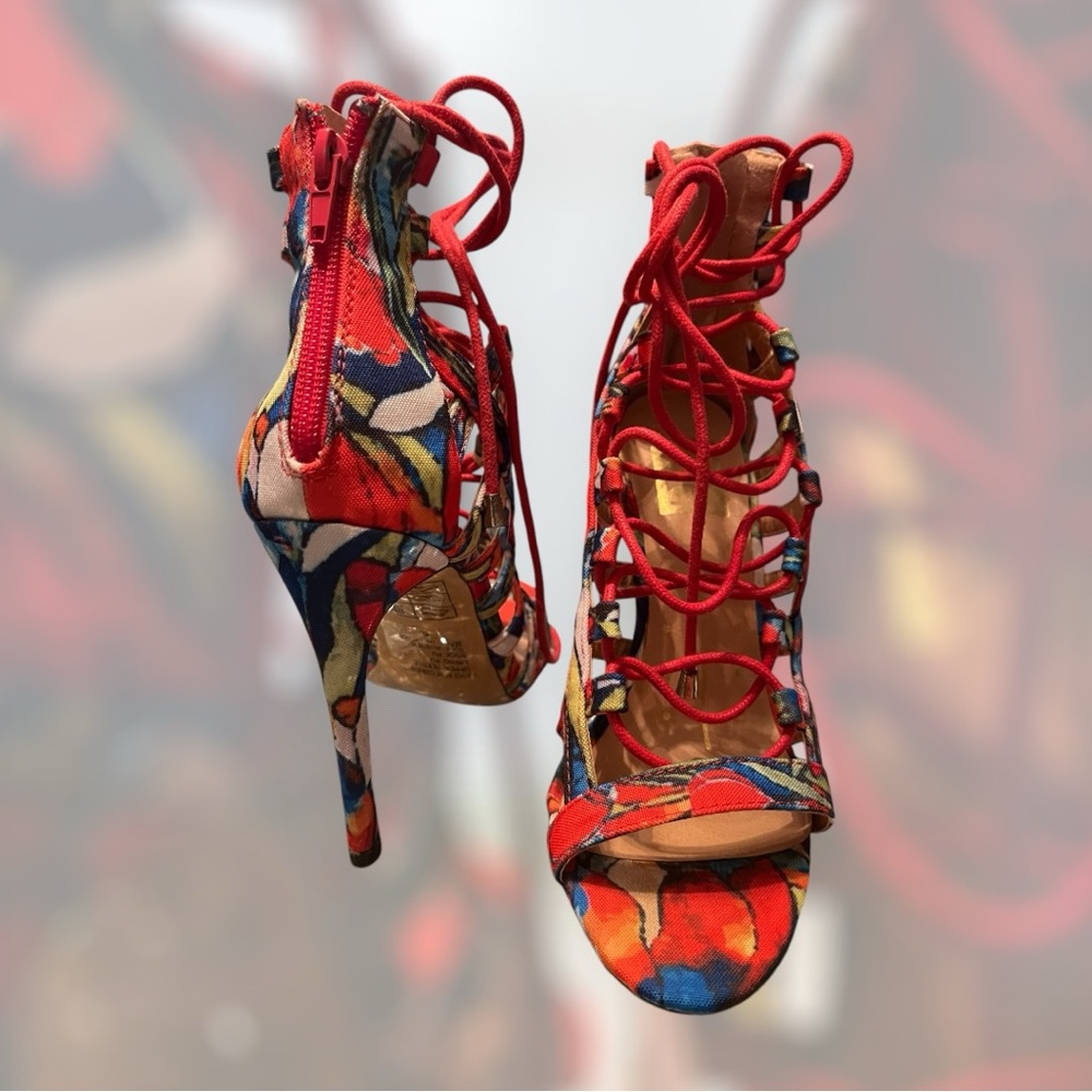 Multi color heels